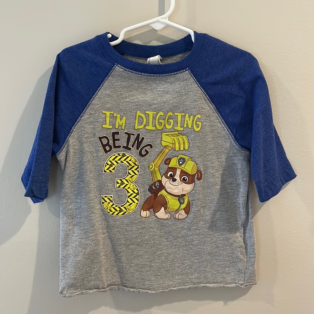 3rd Birthday Paw Patrol Shirt